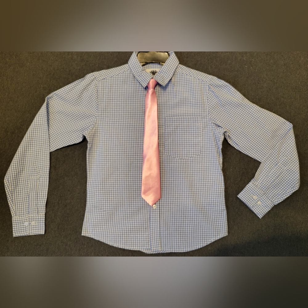 Boys shirt, English Laundry, size 10 blue, new with tags